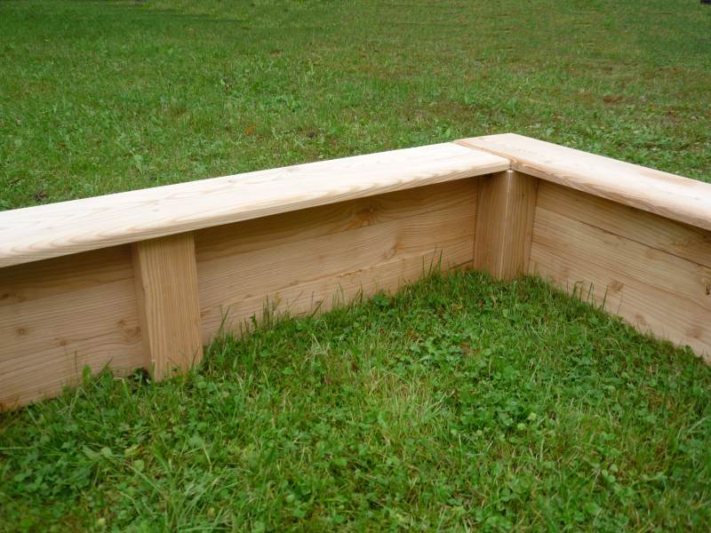 Direkt ab Werk: Hochwertiger Sandkasten aus sibirischer Lärche mit