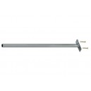 V2A-Turnstange 1.5 Meter lang, eine Lasche
