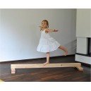 Balancierbalken aus L&auml;rchenholz, 2 Meter lang